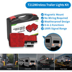 AgriEyes T312|T033| T28|T212 Halo Wireless Trailer Lights Kit – Portable, Magnetic, Rechargeable LED Tow Lights