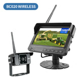 AgriEyes Flagship Wired Backup Camera（include 1 Camera） – 4 Inputs, Night Vision, IP69K, Audio, Split-Screen & More