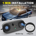 AgriEyes W230B App Control Wireless Magnetic Strobe Light Bar