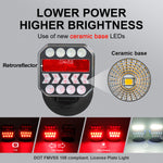AgriEyes T312|T033| T28|T212 Halo Wireless Trailer Lights Kit – Portable, Magnetic, Rechargeable LED Tow Lights