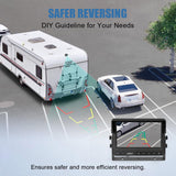 AgriEyes Flagship Wired Backup Camera（include 1 Camera） – 4 Inputs, Night Vision, IP69K, Audio, Split-Screen & More