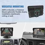 AgriEyes Flagship Wired Backup Camera（include 1 Camera） – 4 Inputs, Night Vision, IP69K, Audio, Split-Screen & More