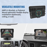 AgriEyes Flagship Wired Backup Camera（include 1 Camera） – 4 Inputs, Night Vision, IP69K, Audio, Split-Screen & More