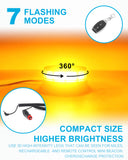 AgriEyes W16R Series LED Beacon Lights, Emegency Warning Lights for Vehicles